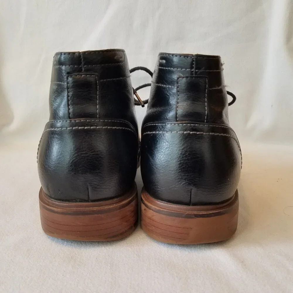 Sonoma Ortholite Aaron Chukka Ankle Boots Black Men's Size 12M Dress Shoes